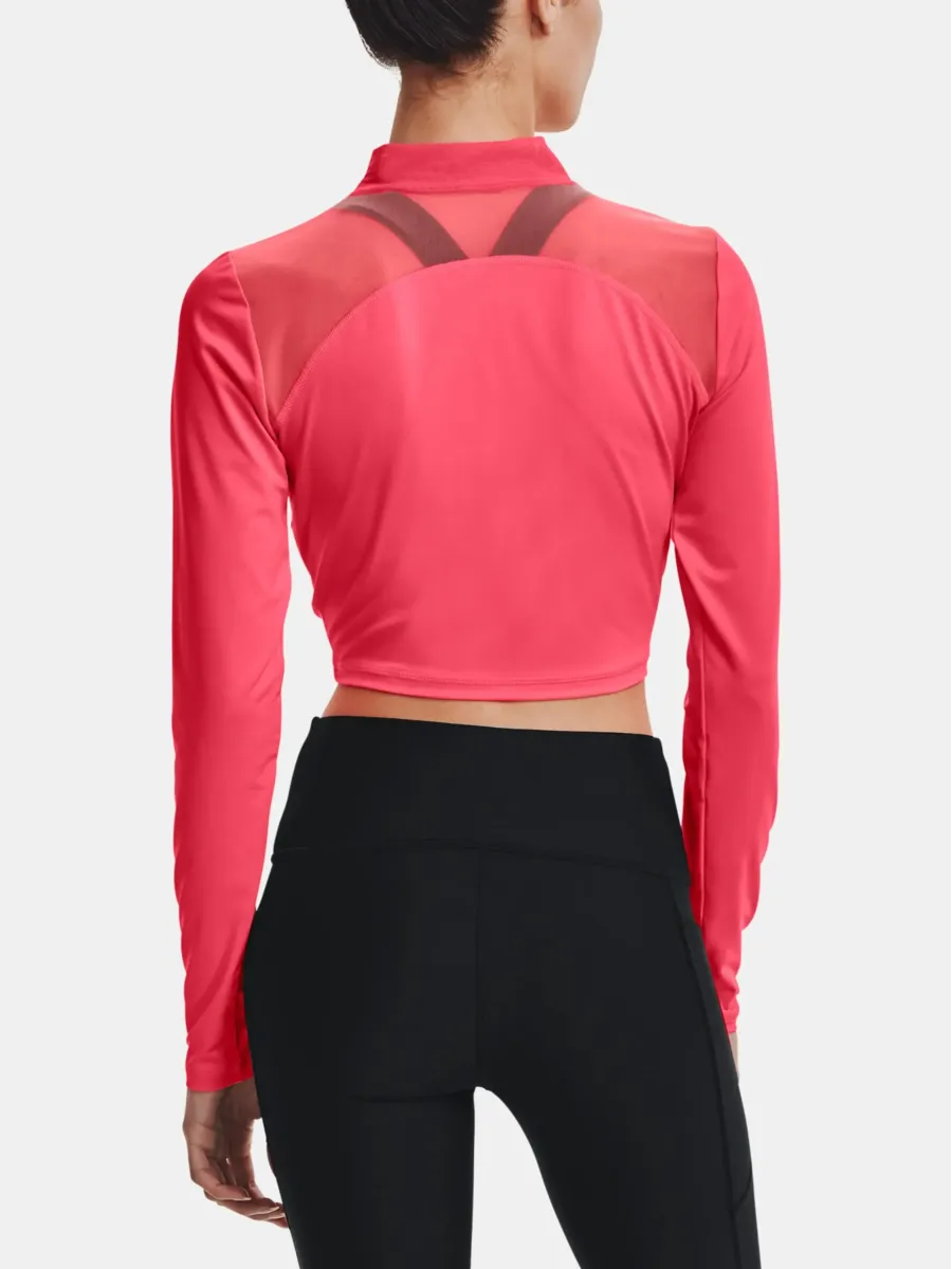 Лонгслів Under Armour HG Q3 Crop Mockneck 1365760-819