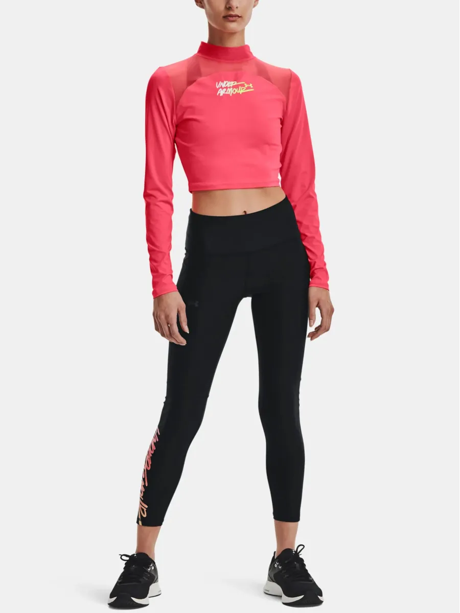 Лонгслів Under Armour HG Q3 Crop Mockneck 1365760-819