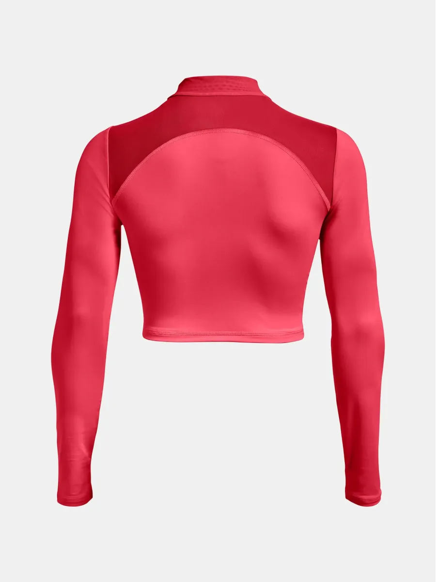 Лонгслів Under Armour HG Q3 Crop Mockneck 1365760-819