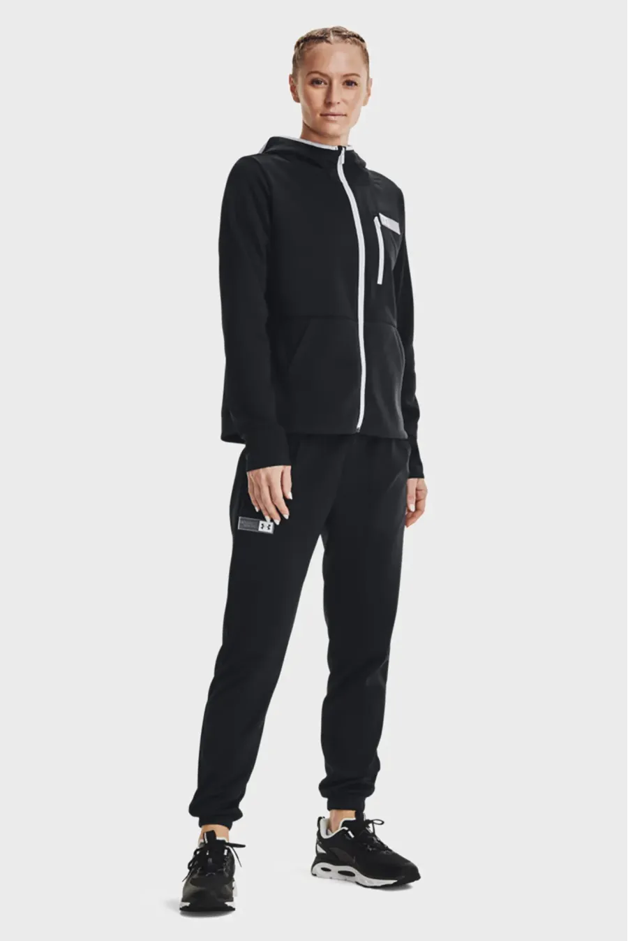 Кофта Under Armour Armour Fleece® Mixed Media Full‑Zip 1365875-001