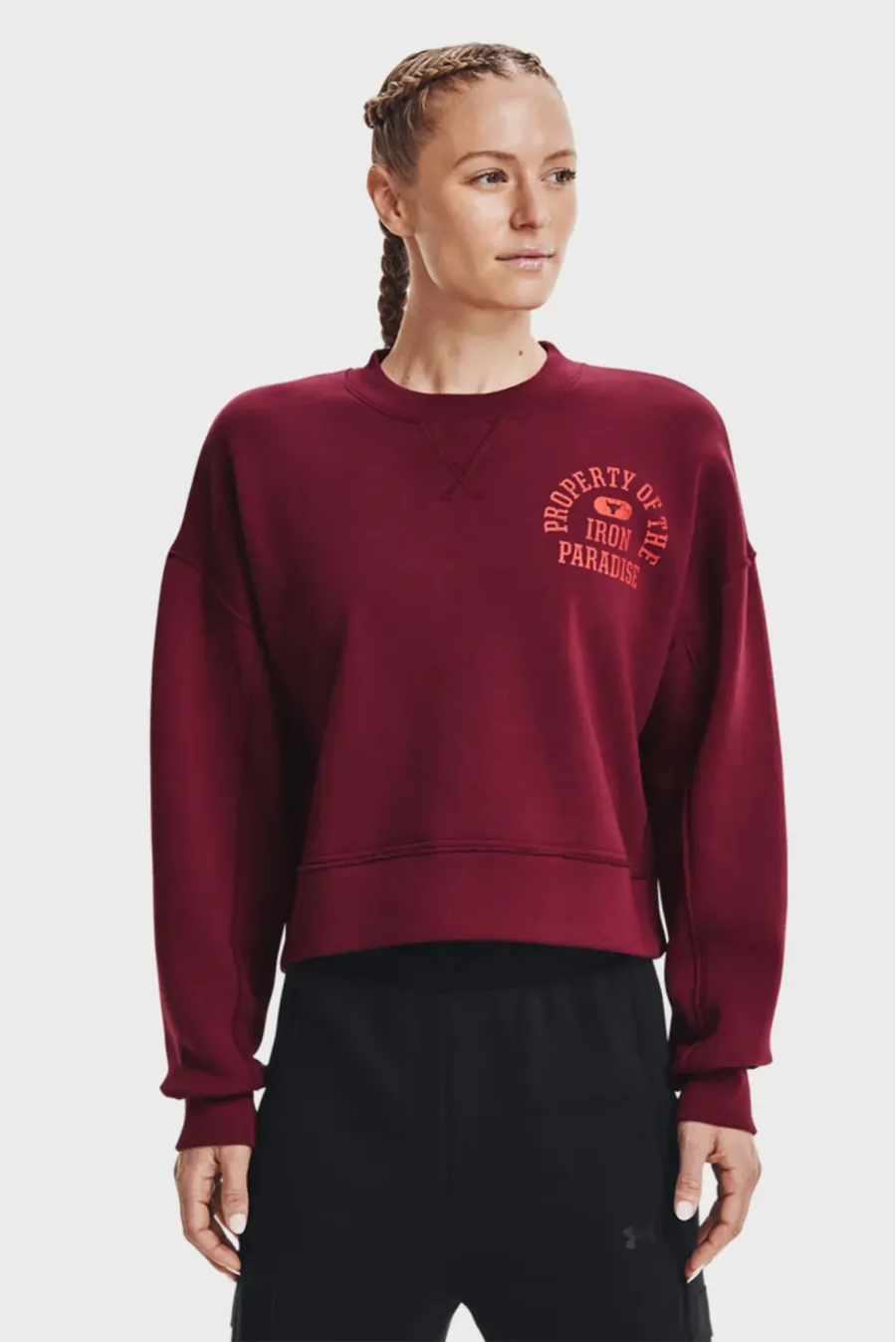Кофта Under Armour Project Rock Fleece LC Crew 1370546-626