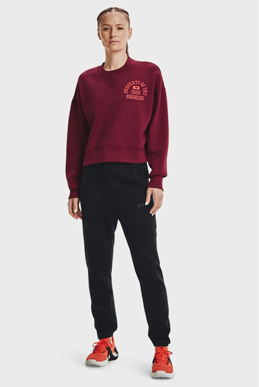 Кофта Under Armour Project Rock Fleece LC Crew 1370546-626