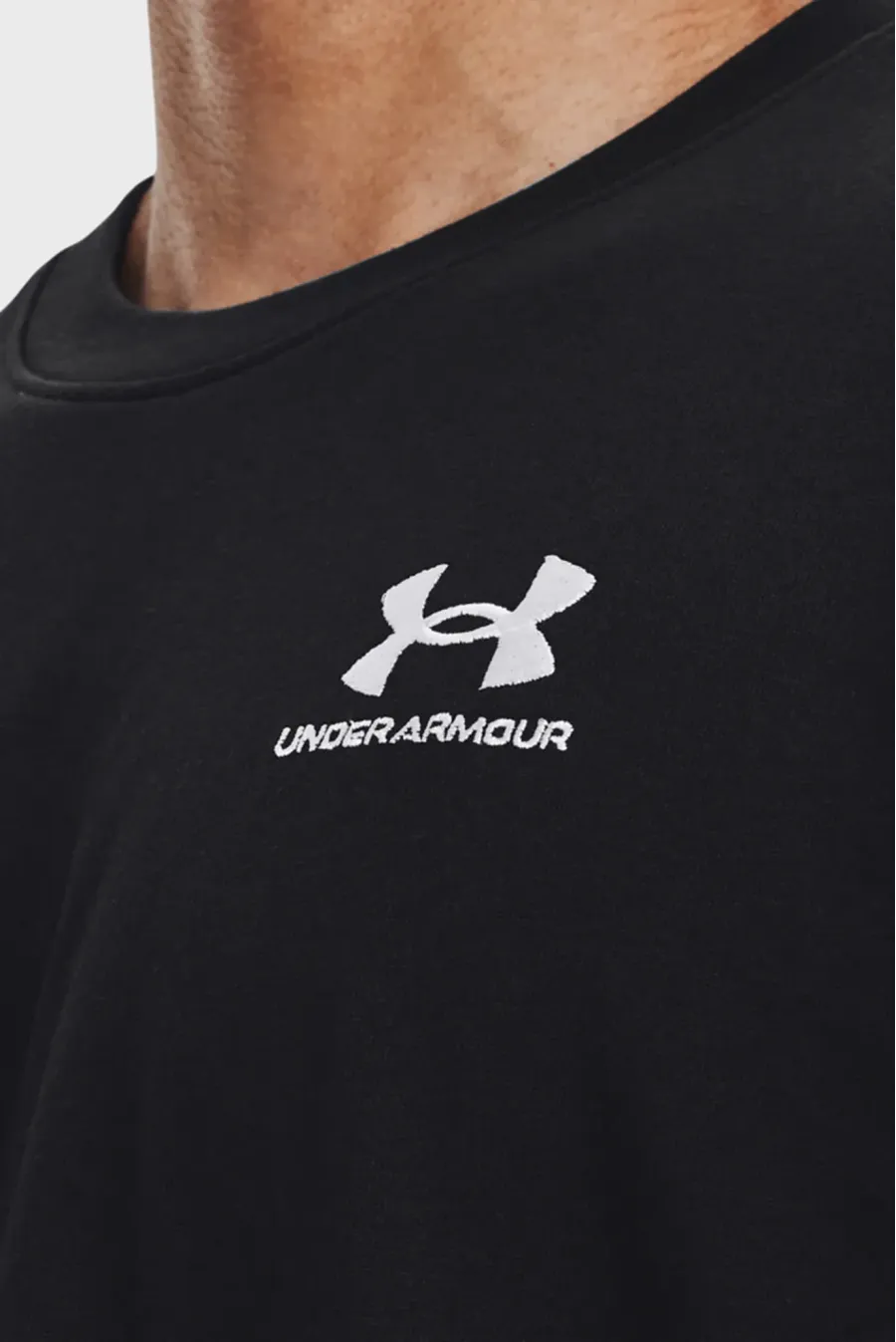 Футболка Under Armour Logo Embroidered Heavyweight 1373997-001