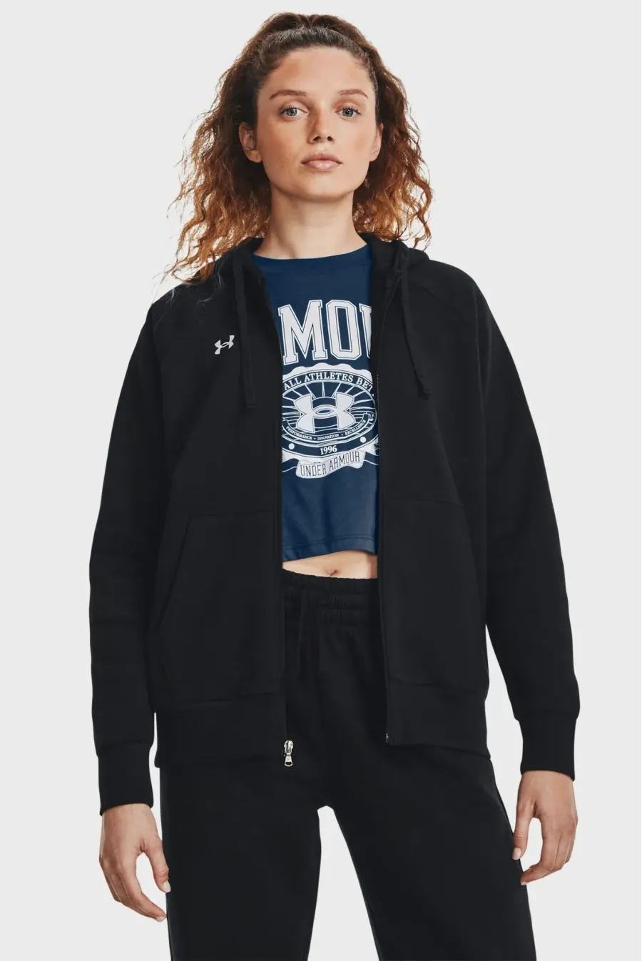 Кофта Under Armour Rival Fleece Full-Zip 1379497-001