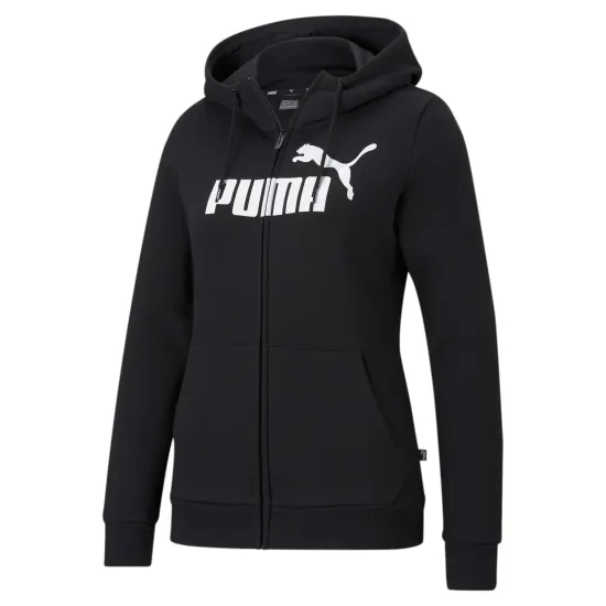 Толстовка Puma Tech Essential Logo Full-Zip 586806-01