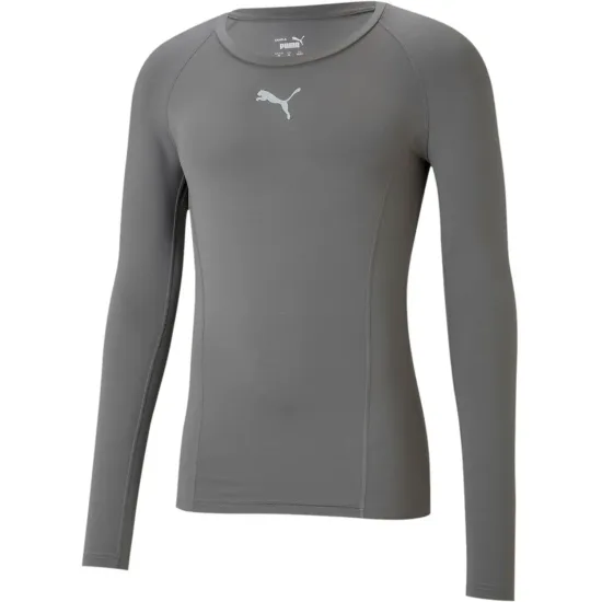 Футболка Puma Liga Baselayer Long Sleeve Tee Smoked Pearl 65592017