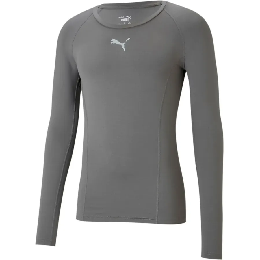 Футболка Puma Liga Baselayer Long Sleeve Tee Smoked Pearl 65592017