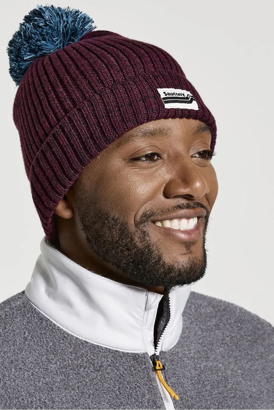 Шапка Saucony Rested Pom Beanie 800031-SU
