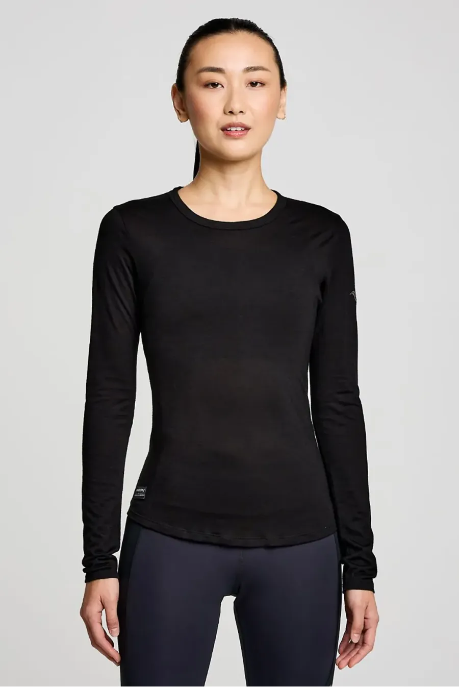 Футболка Saucony Peregrine Merino Long Sleeve 800470-BK