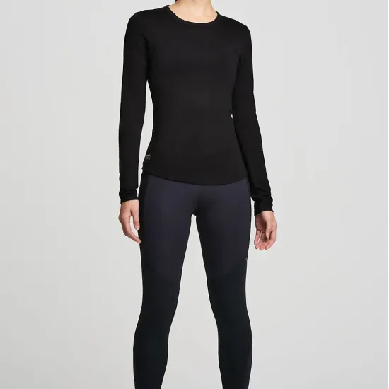 Футболка Saucony Peregrine Merino Long Sleeve 800470-BK