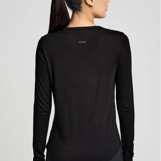 Футболка Saucony Peregrine Merino Long Sleeve 800470-BK