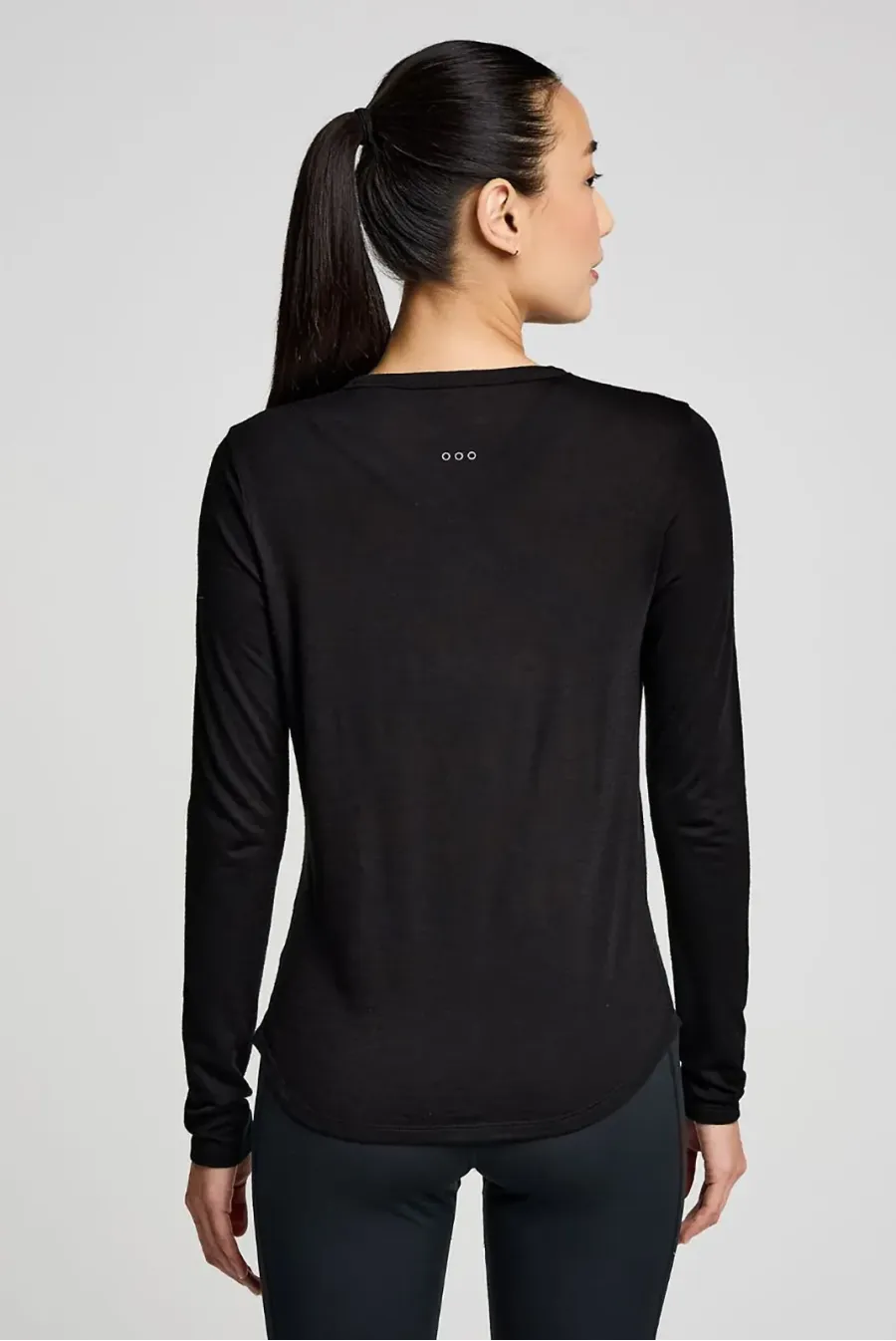 Футболка Saucony Peregrine Merino Long Sleeve 800470-BK