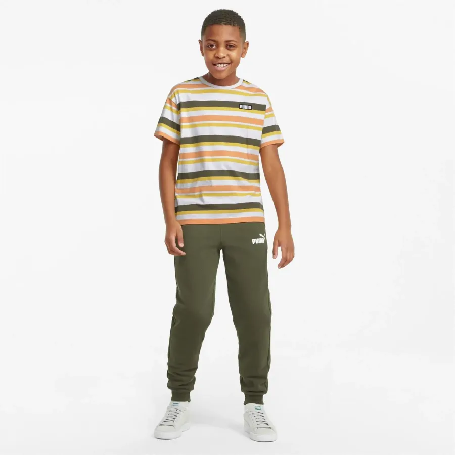 Футболка Puma Alpha Striped Tee Youth 847293-02