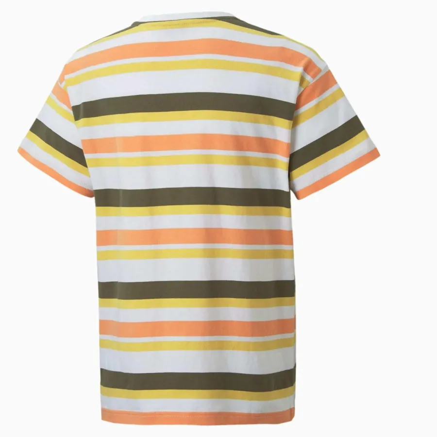 Футболка Puma Alpha Striped Tee Youth 847293-02