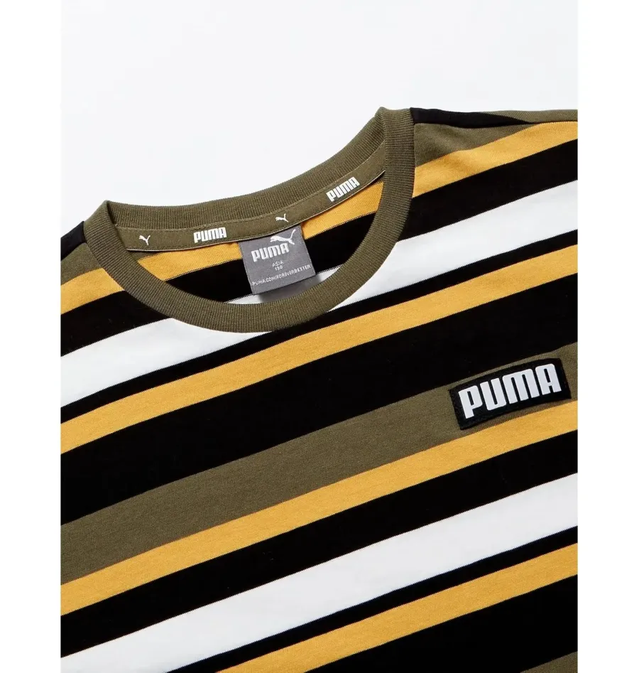 Футболка Puma Alpha Striped Tee Youth 847293-32