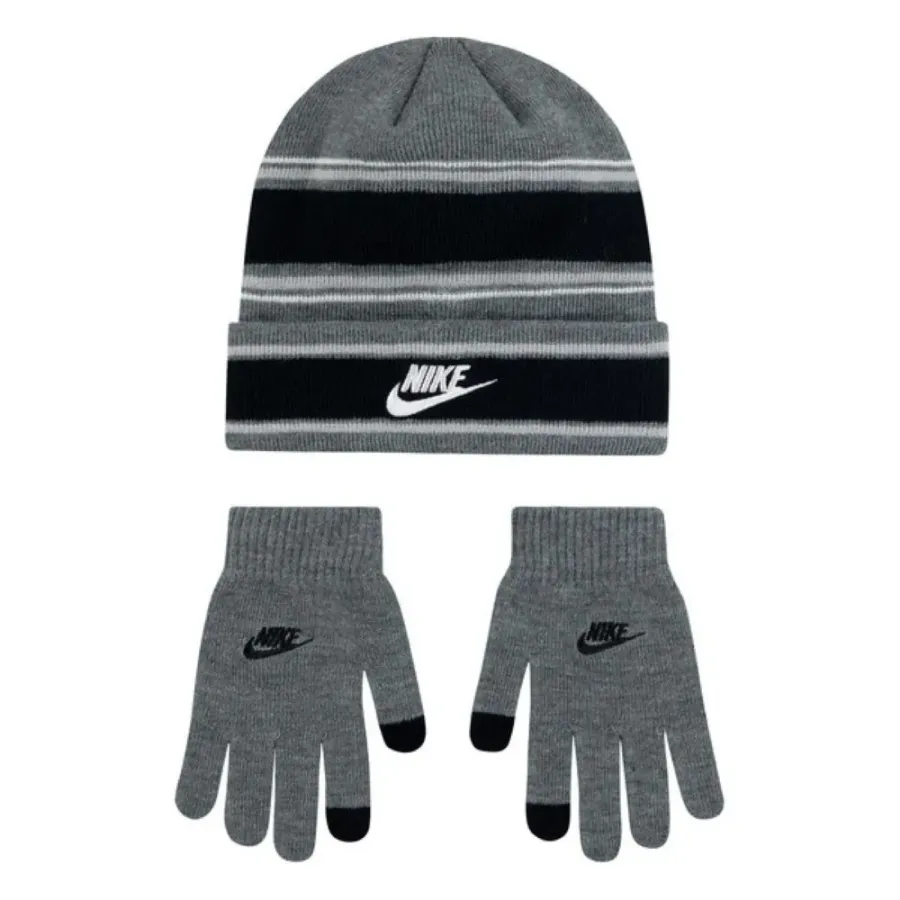 Комплект Nike Futura Patch Beanie & Gloves Set 8A3047-GOR