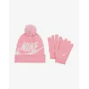 Шапка та рукавиці Nike Swoosh Pom 9A2695-A8F