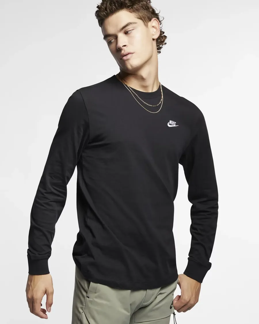 Футболка Nike Sportswear Club Long-Sleeve AR5193-010