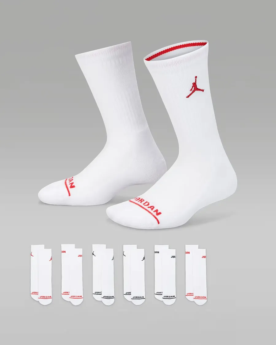 Шкарпетки Nike Air Jordan Legend Crew 6‑Pack BJ0343-001