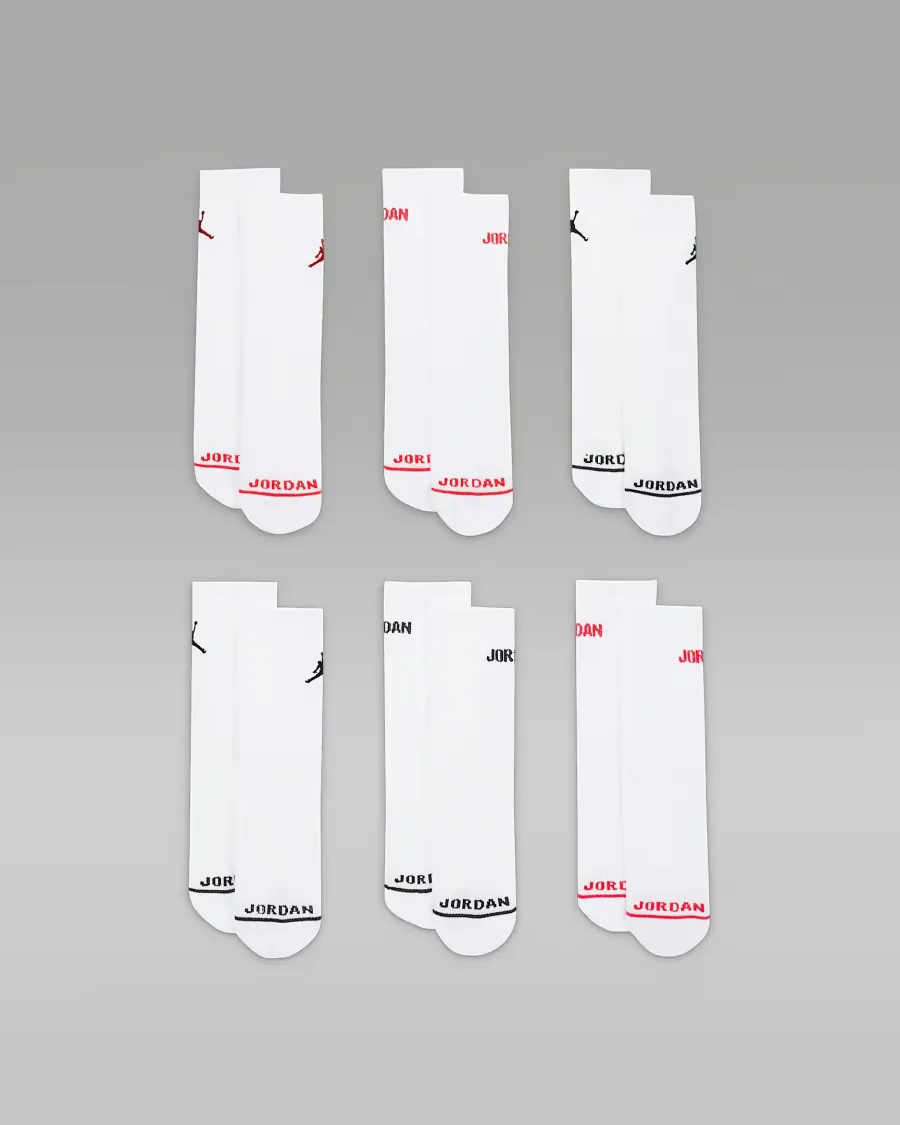Шкарпетки Nike Air Jordan Legend Crew 6‑Pack BJ0343-001