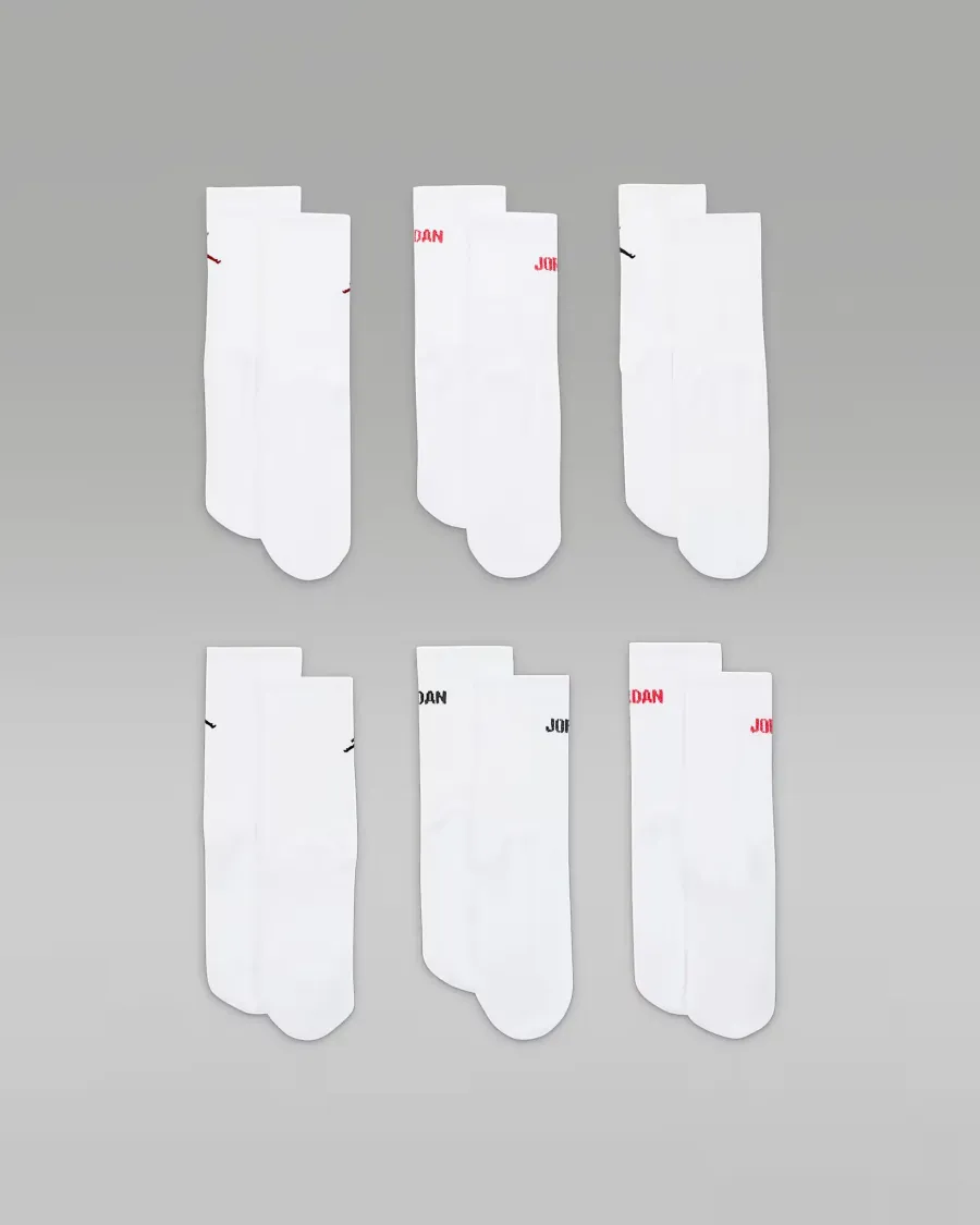Шкарпетки Nike Air Jordan Legend Crew 6‑Pack BJ0343-001