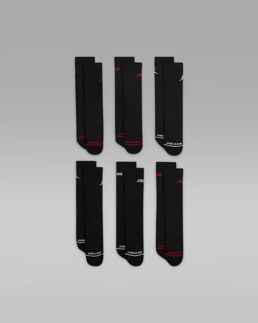 Шкарпетки Nike Air Jordan Legend Crew 6‑Pack BJ0343-023