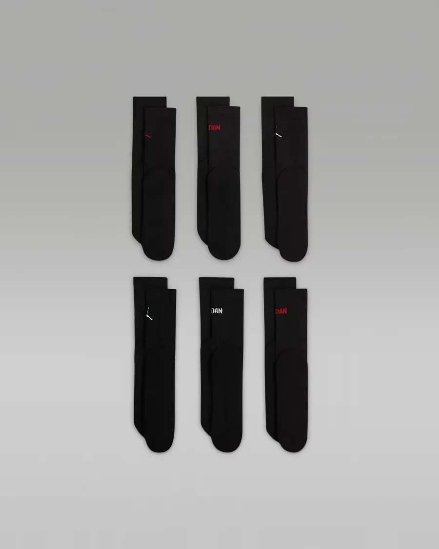 Шкарпетки Nike Air Jordan Legend Crew 6‑Pack BJ0343-023