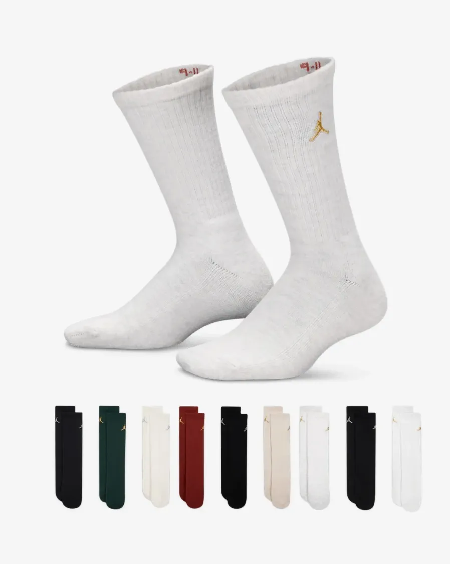 Пакет шкарпеток Nike Air Jordan Holiday 9-Pack Crew Gift Box BJ0810-X58