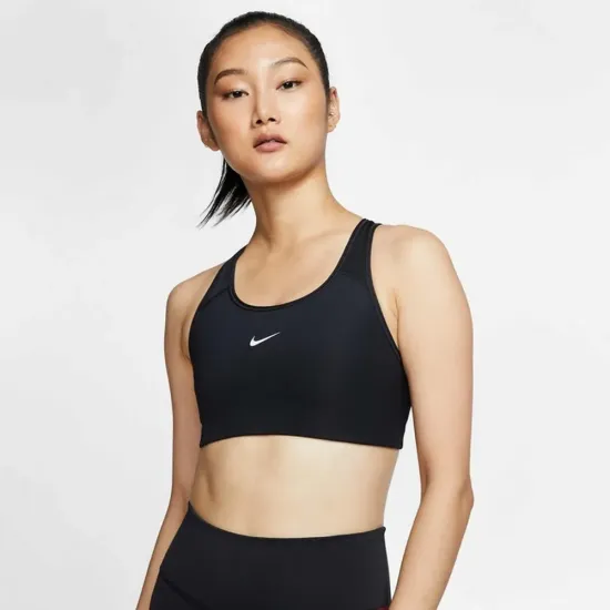 Топ Nike Dri-FIT Swoosh Medium-Support 1-Piece Pad Sports BV3636-010