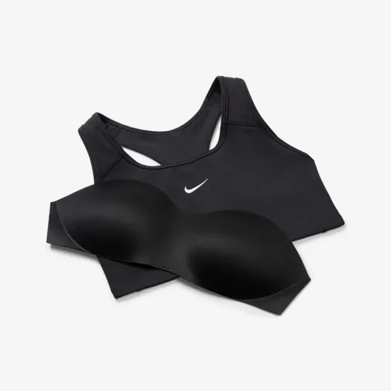 Топ Nike Dri-FIT Swoosh Medium-Support 1-Piece Pad Sports BV3636-010