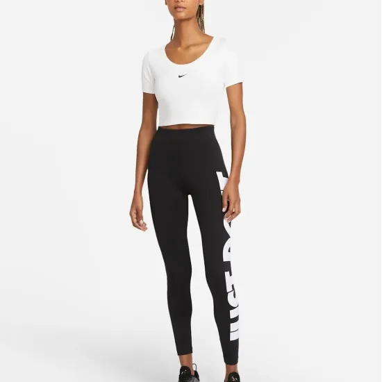 Лосини Nike Sportswear Essential High-Waisted Graphic CZ8534-010