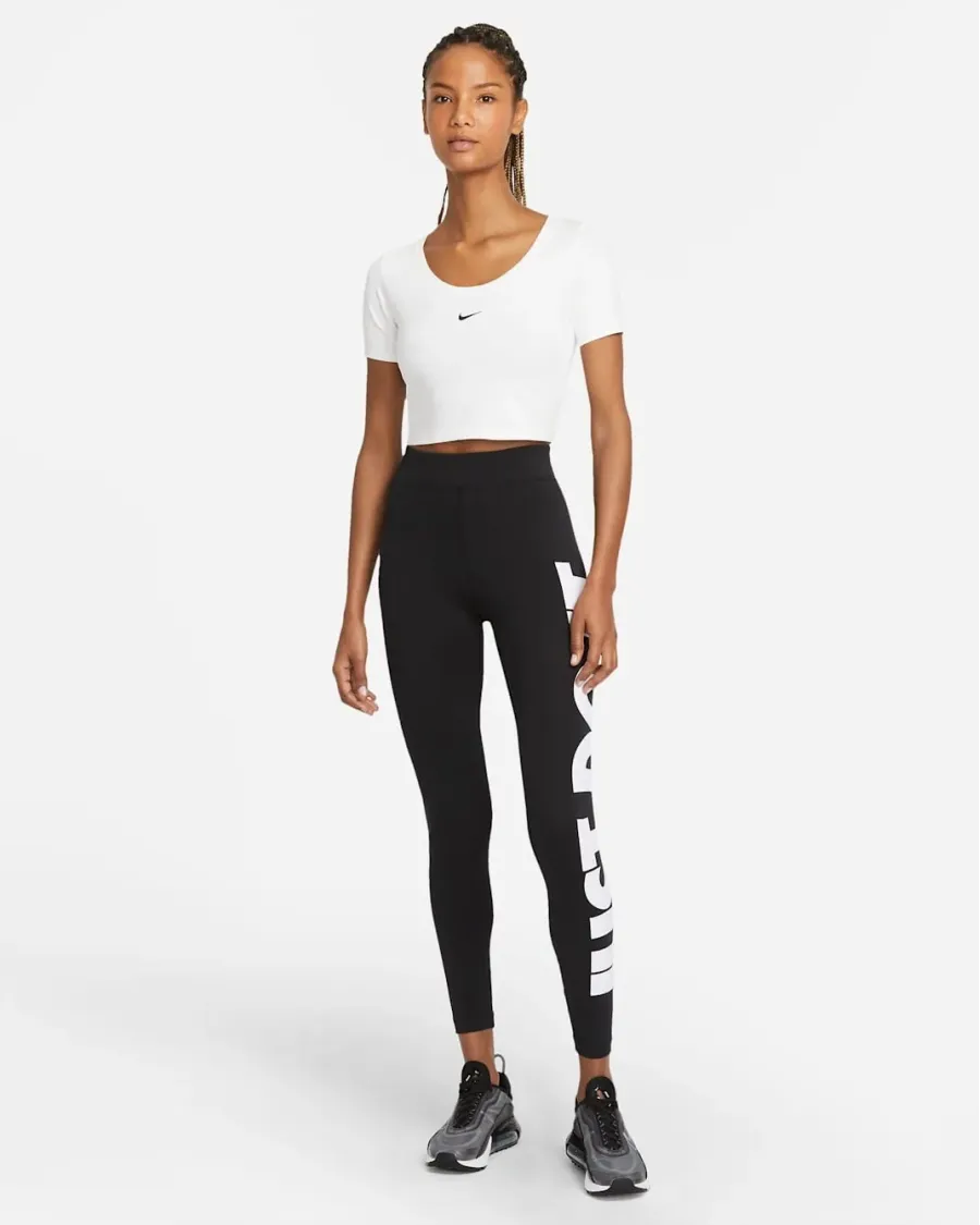 Лосини Nike Sportswear Essential High-Waisted Graphic CZ8534-010