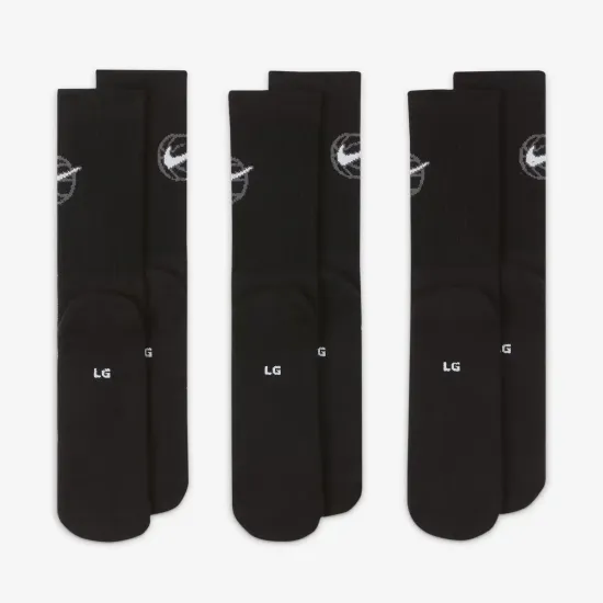 Шкарпетки Nike Crew Everyday Basketball 3-Pack DA2123-010