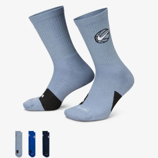 Шкарпетки Nike Crew Everyday Basketball 3-Pack DA2123-911