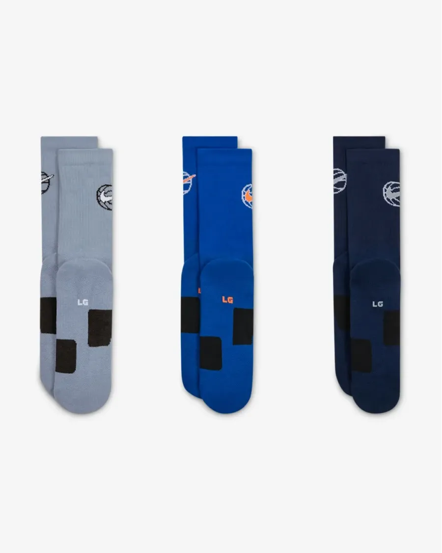 Шкарпетки Nike Crew Everyday Basketball 3-Pack DA2123-911