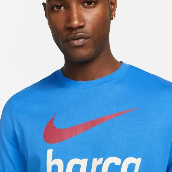 Футболка Nike FC Barcelona Swoosh Club Tee DB4811-403
