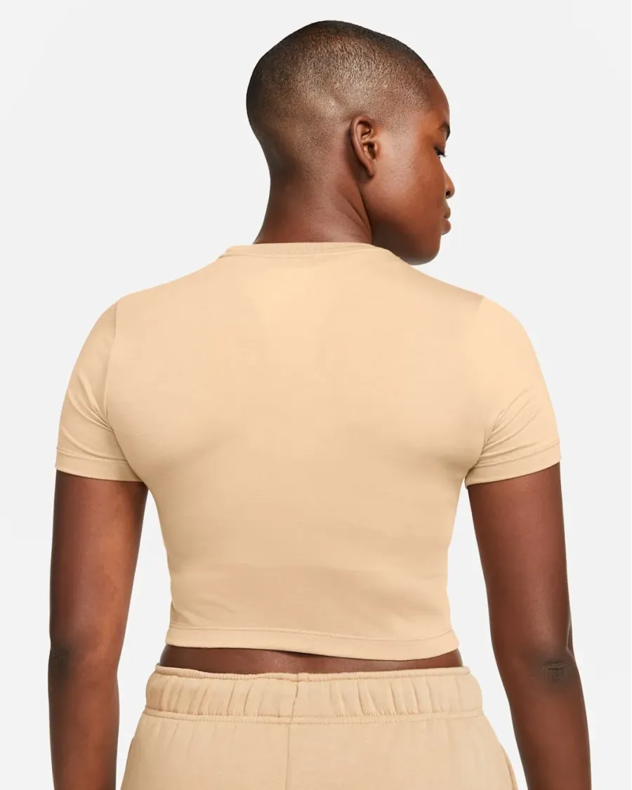 Футболка Nike Sportswear Essential Tee Slim Crop Label DD1328-200