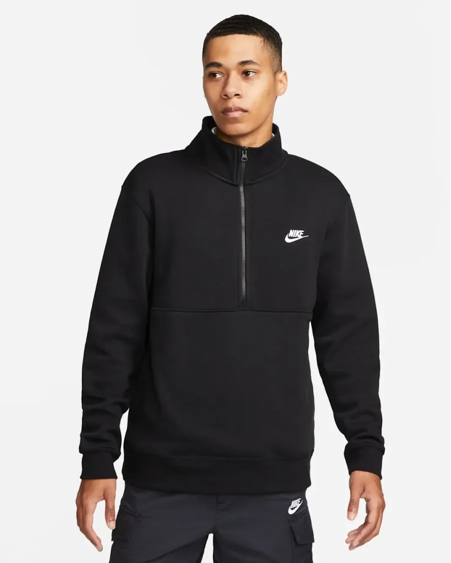 Кофта Nike Sportswear Club 1/2-Zip Pullover DD4732-011