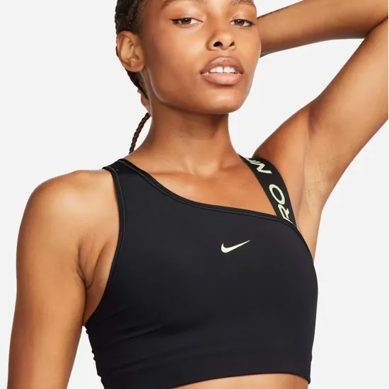 Топ Nike Pro Swoosh Medium-Support Asymmetrical Sports DM0570-011