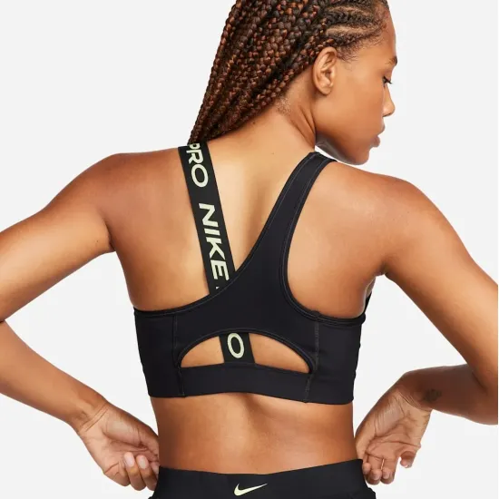 Топ Nike Pro Swoosh Medium-Support Asymmetrical Sports DM0570-011
