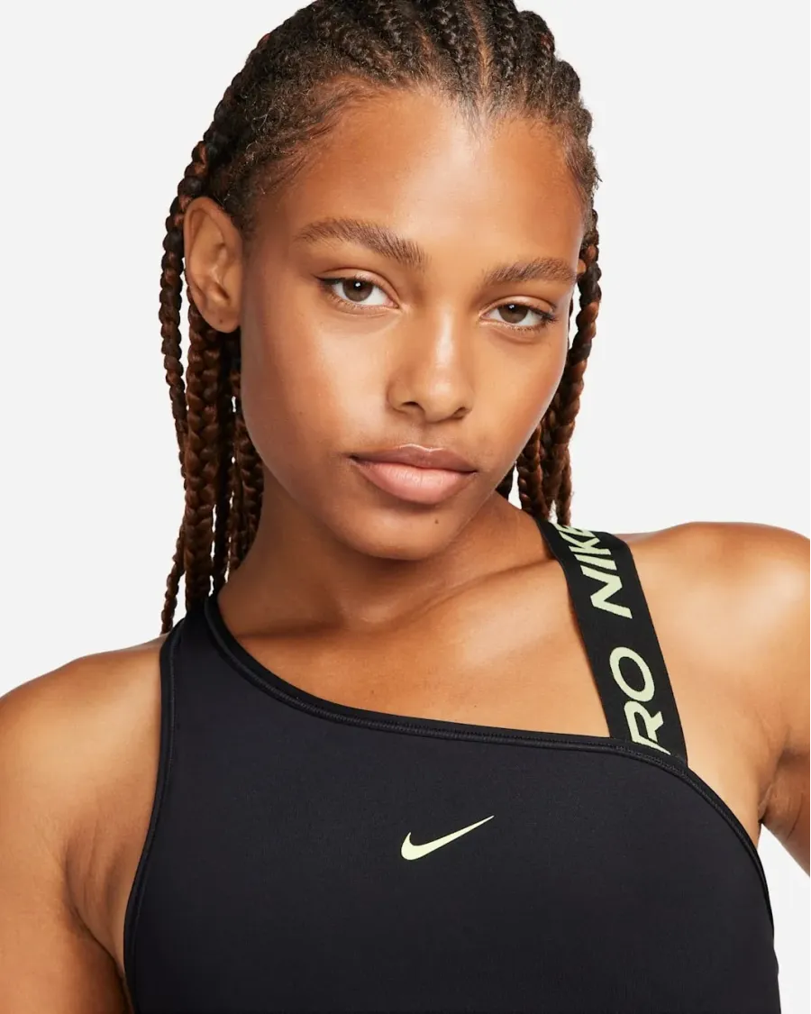Топ Nike Pro Swoosh Medium-Support Asymmetrical Sports DM0570-011