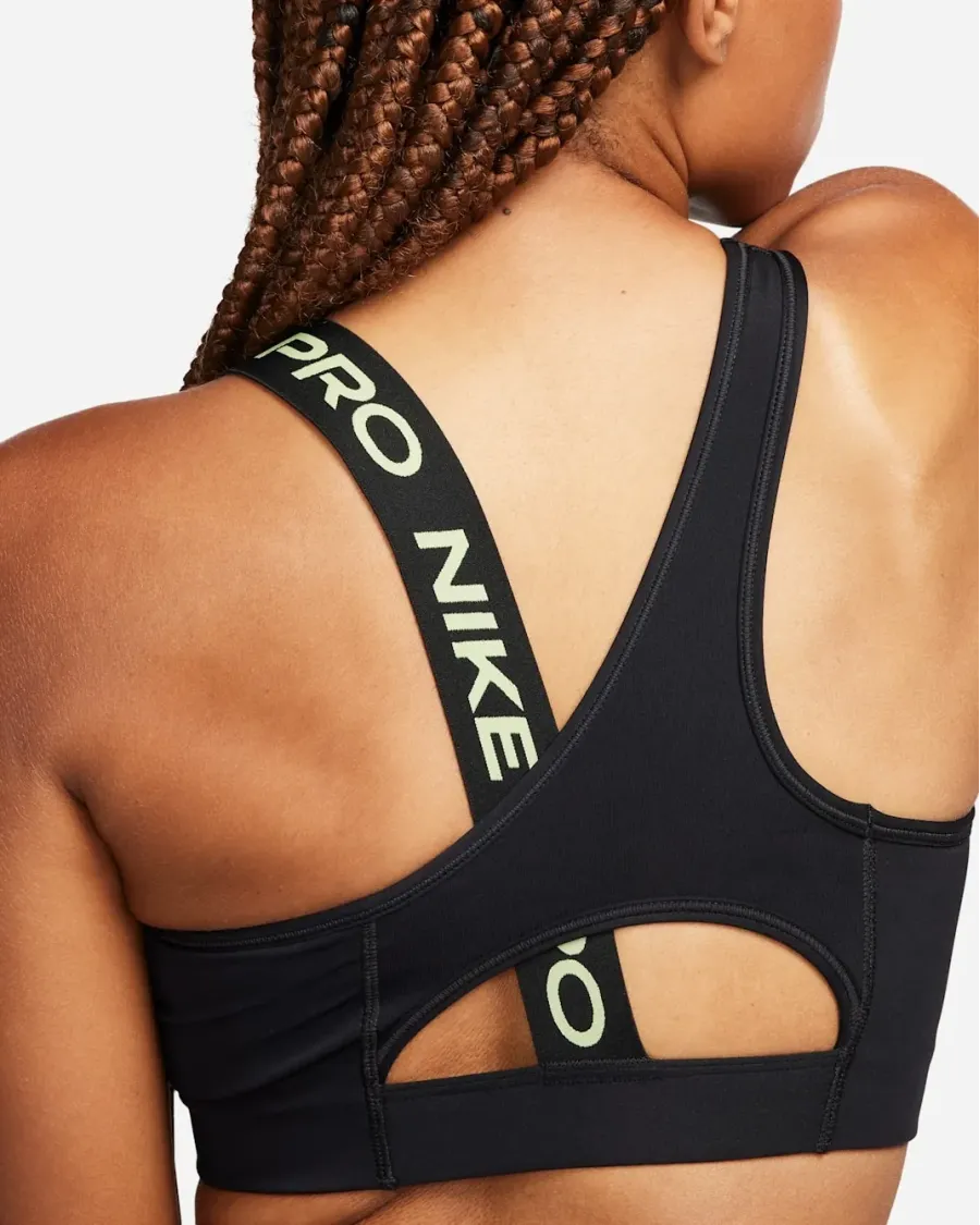 Топ Nike Pro Swoosh Medium-Support Asymmetrical Sports DM0570-011