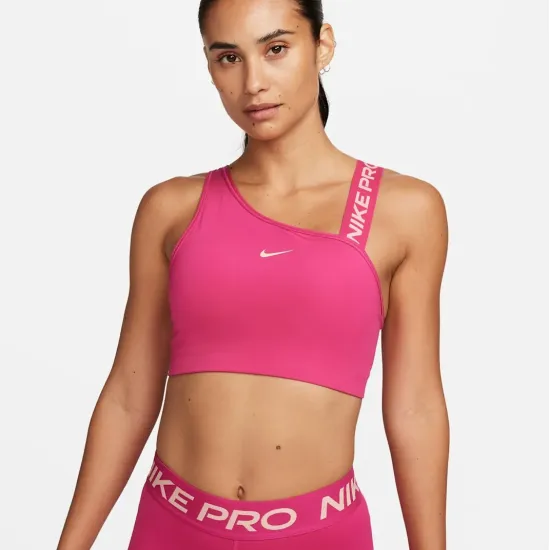 Топ Nike Pro Swoosh Medium-Support Asymmetrical Sports DM0570-615