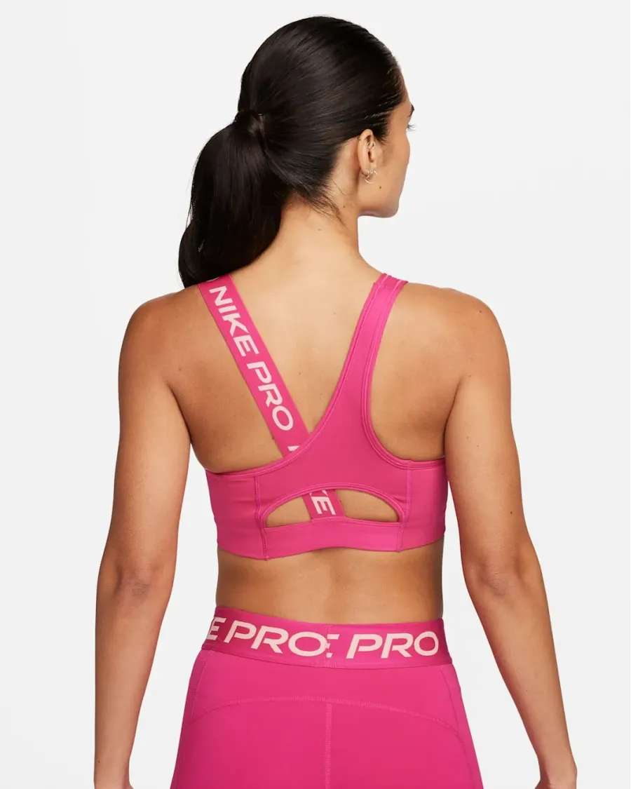 Топ Nike Pro Swoosh Medium-Support Asymmetrical Sports DM0570-615