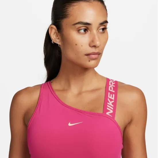 Топ Nike Pro Swoosh Medium-Support Asymmetrical Sports DM0570-615