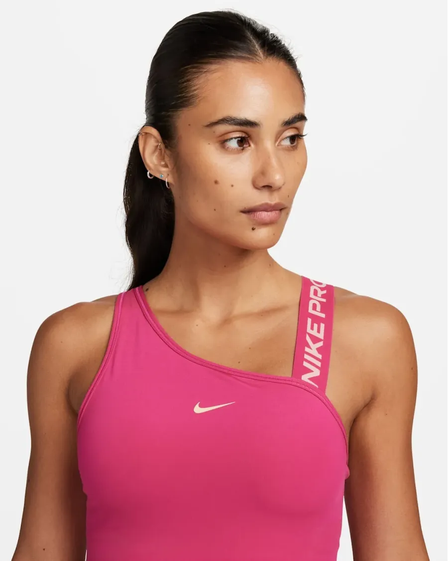 Топ Nike Pro Swoosh Medium-Support Asymmetrical Sports DM0570-615