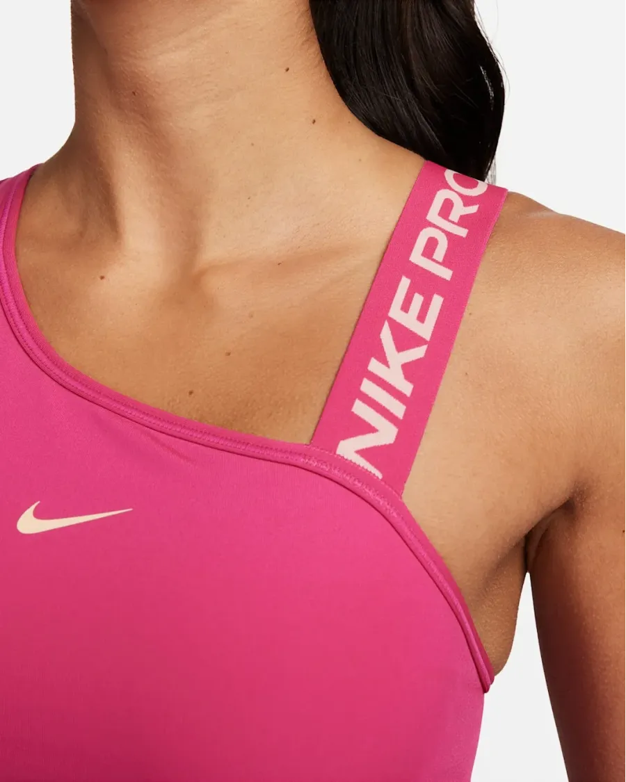 Топ Nike Pro Swoosh Medium-Support Asymmetrical Sports DM0570-615