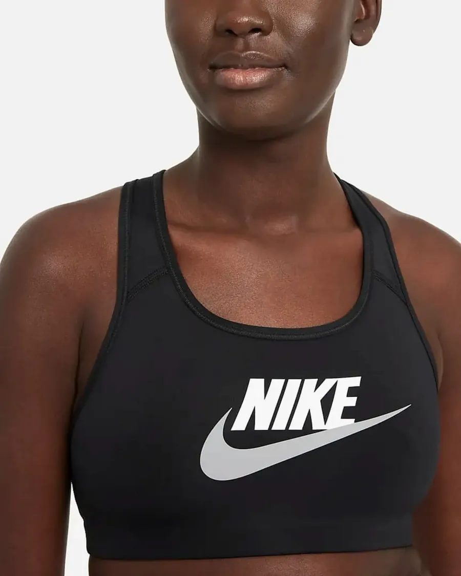 Топ Nike Swoosh Medium-Support Graphic Sports DM0579-010
