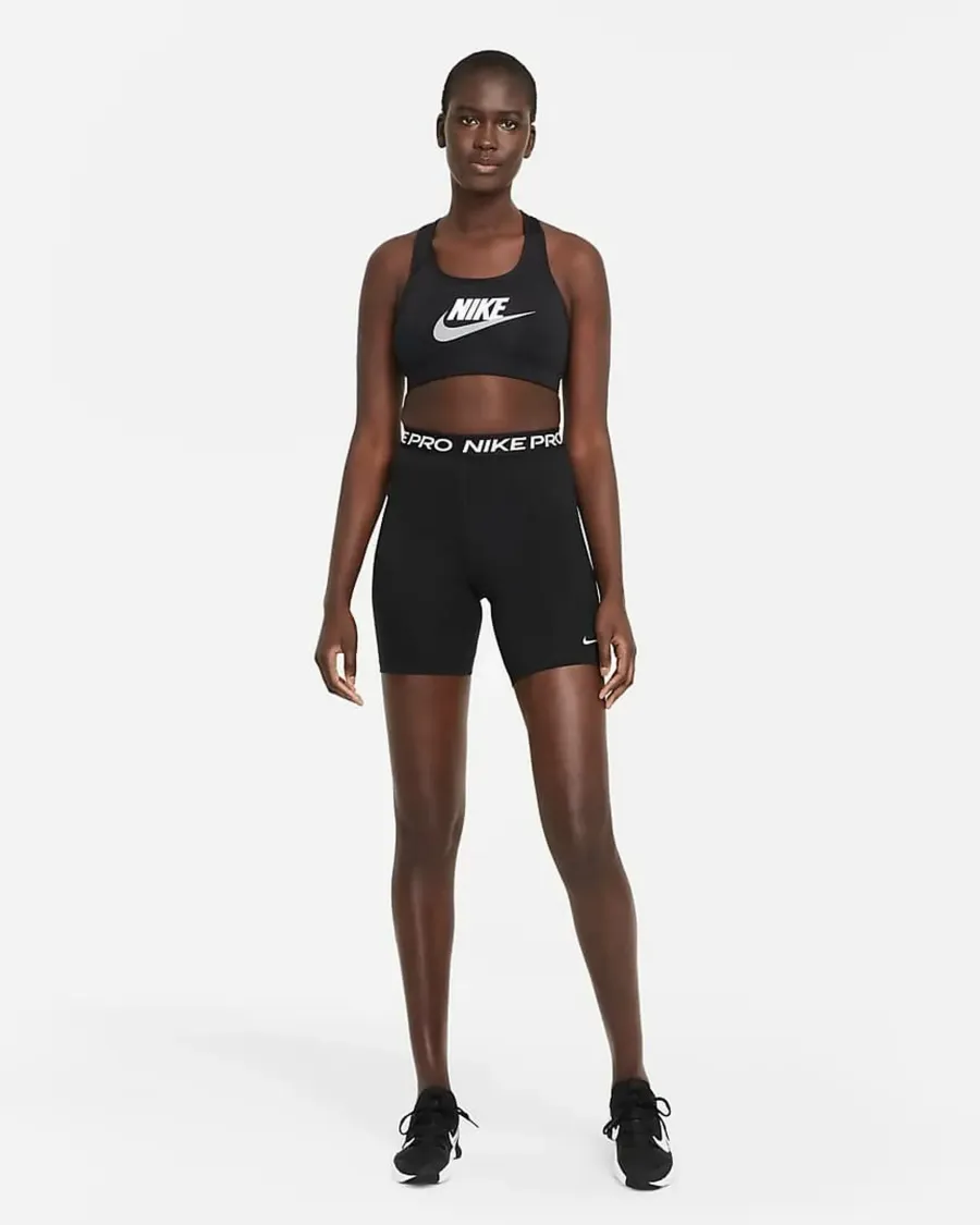 Топ Nike Swoosh Medium-Support Graphic Sports DM0579-010