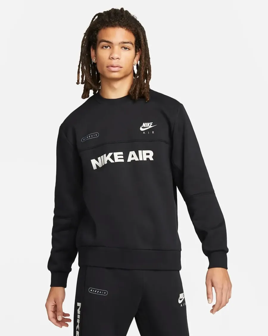 Світшот Nike Air Brushed‑Back Crew DM5207-010